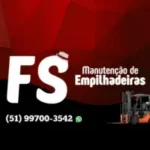 Logo empresa FS Empilhadeiras recomendando serviços da Contabilidade Online NH